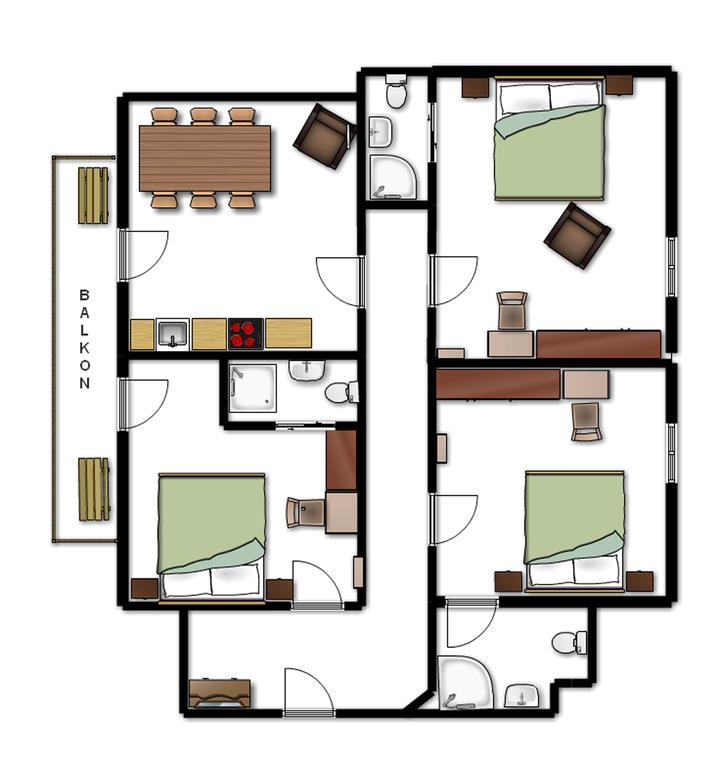 Apartements Richlegghof Фільцмос Номер фото